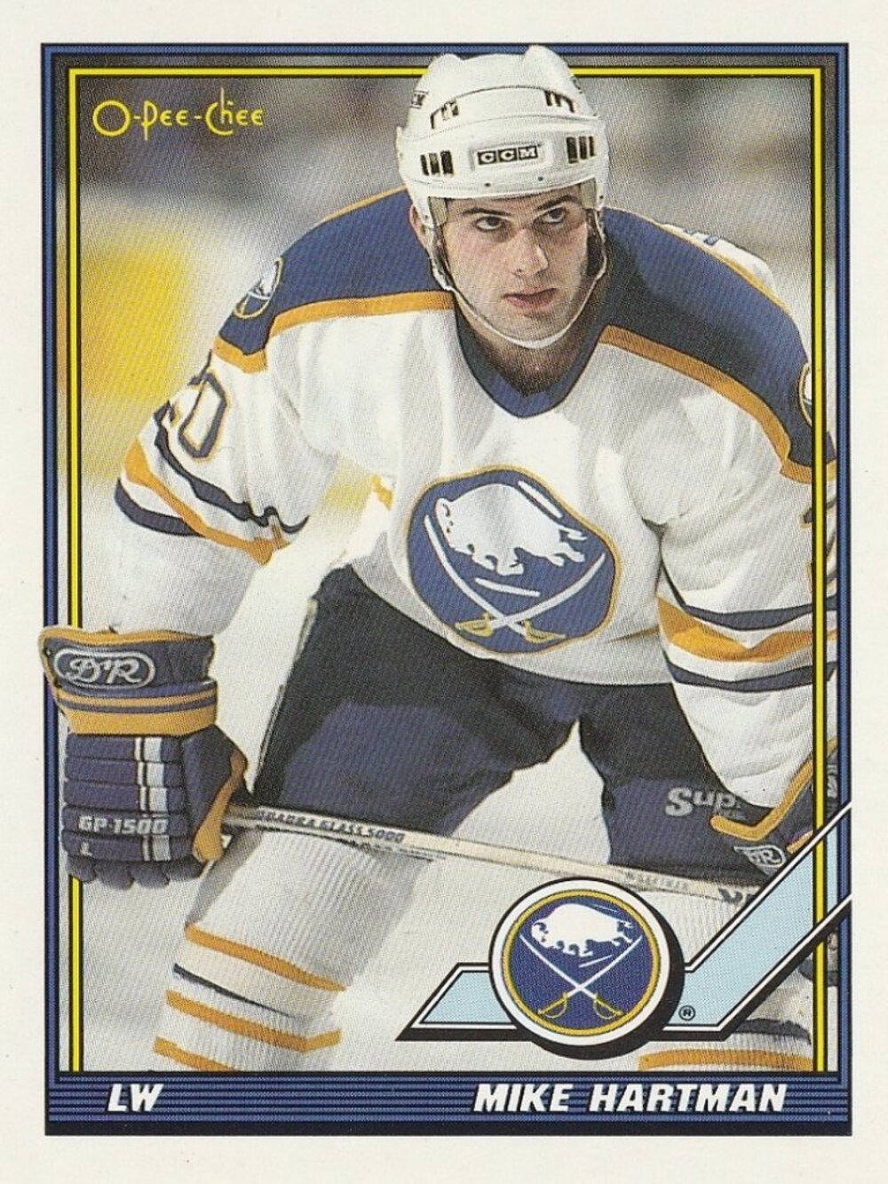 Mike Hartman - 1991 O Pee Chee Hockey Card